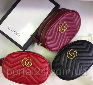 Женская поясная сумка на пояс в стиле Gucci (Гуччи) женская бананка, поясная сумка гучи, Gucci, кроссбоди